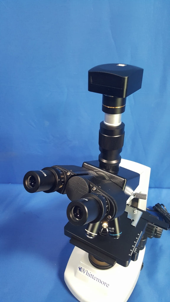 '-new- Whittemore Enterprises Professional Trinocular Microscope 40X-2000X with 5mp camera