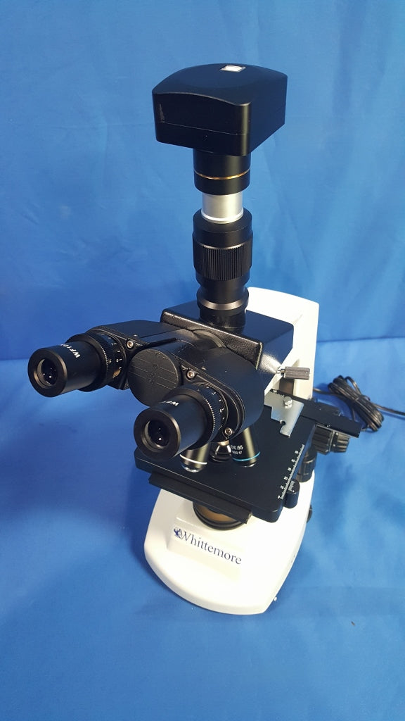 '-new- Whittemore Enterprises Professional Trinocular Microscope 40X-2000X with 5mp camera