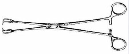 Schroeder Uterine Vulsellum Forceps (New), 9in (22.9cm), Straight, 2 x 2 Teeth