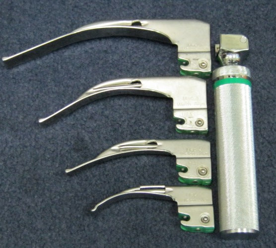 Fiber Optic Laryngoscope Set: