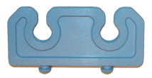 Silicone Bar, 2 Slot, Open End,