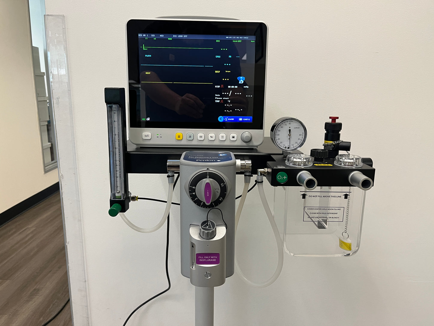 Whittemore Veterinary Anesthesia Machine with Veterinary CO2 Monitor