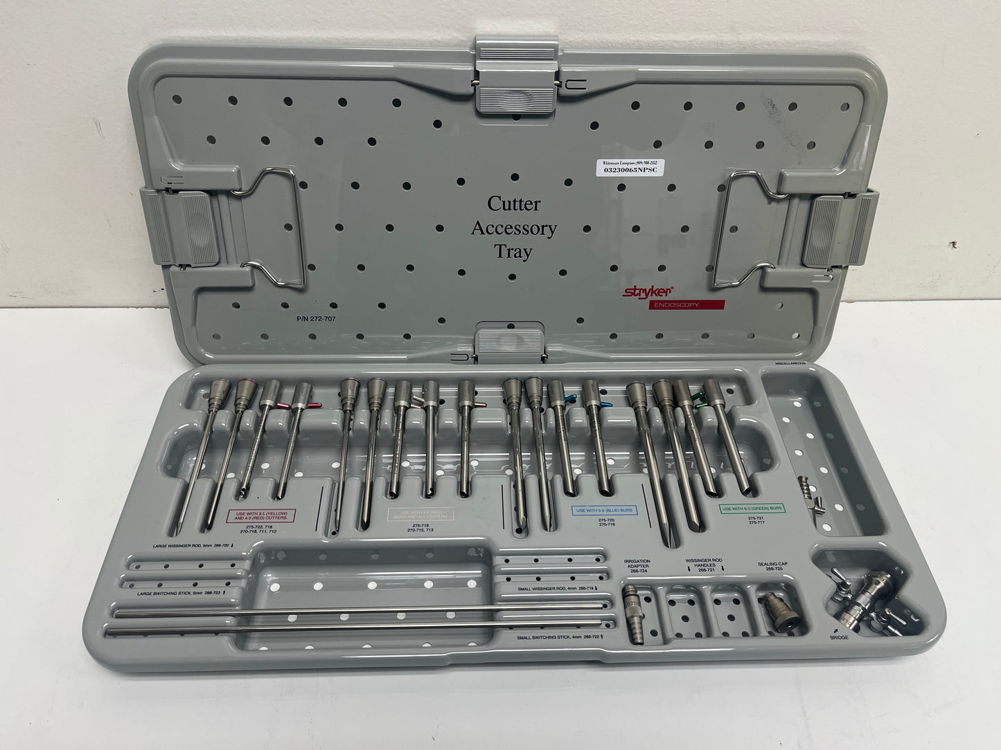 STRYKER 272-707 CUTTER ACCESSORY TRAY