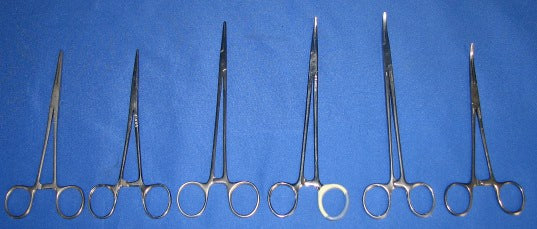Kelly Forceps, Curved and Straight