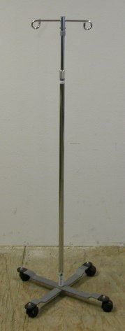 Iv Pole-stand, 2-hook, 4-leg Base, Break