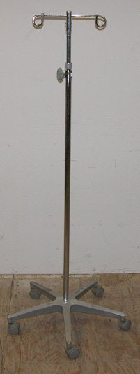 Iv Pole-stand, 2-hook, 5-leg Base
