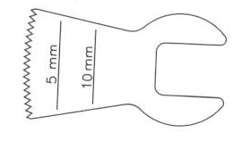 KM-45K Sagittal Saw Blade, Small Bone