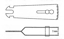Pack of 5 - Stryker 5100-134-7 7mm Caspar Blade