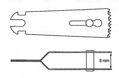 Pack of 5 - Stryker 5100-134-8 8mm Caspar Blade