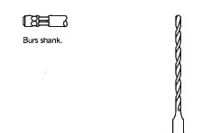 Pack of 5 - Stryker 5120-100-15 1.5mm Drill Bit