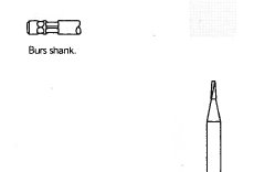 Pack of 5 - Stryker 5120-66-12 1.2mm Cross Cut Fissure Bur