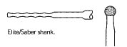 Pack of 5 - Stryker 5820-12-40 4.0mm Round Diamond Bur