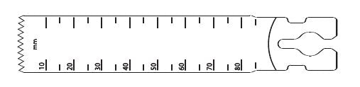 Oscillating-sagittal Saw Blade, Large Bone