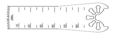 KM71-553-LOT Oscillating Saw Blade, Large Bone