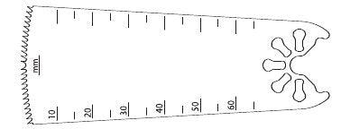 KM71-556-LOT Oscillating Saw Blade, Large Bone