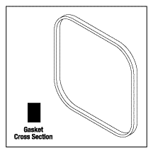 '- Amg006 - Door Gasket- 8 Round -mod.8816a,8816d,8816m-