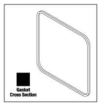 - Amg009 - Door Gasket - Eagle And Medallion Series