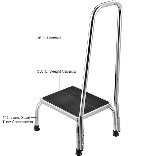 (New) Whittemore Step Stool With Handrail