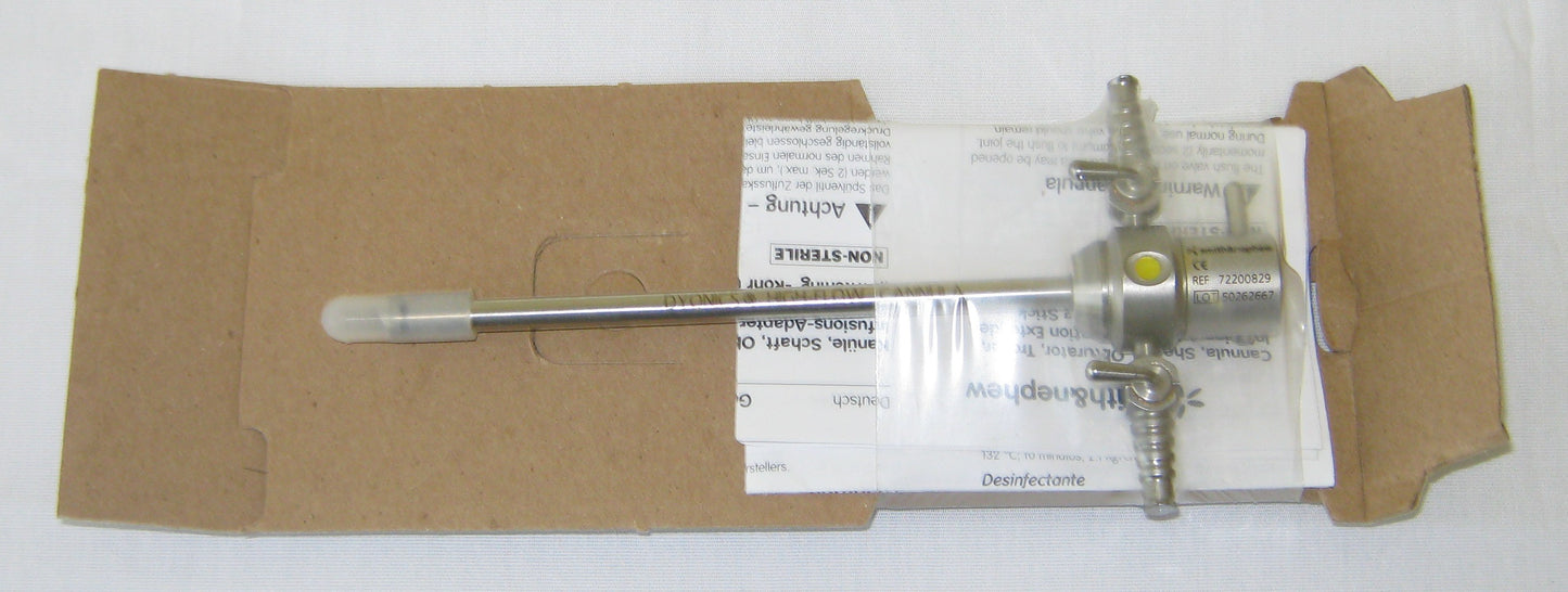 (New) Smith & Nephew Dyonics 72200829 6mm High Flow Diagnostic Cannula