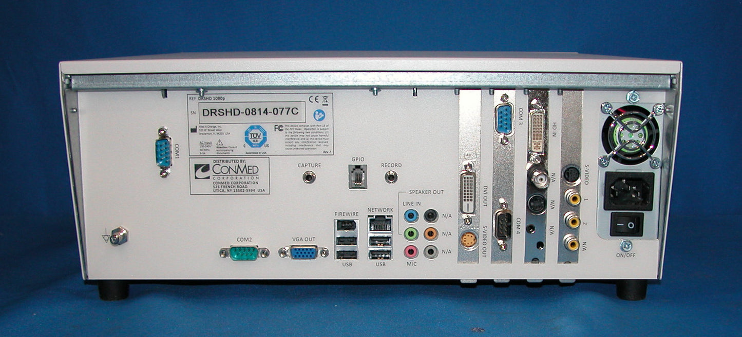ConMed Linvatec DRSHD High Definition Recording System Console