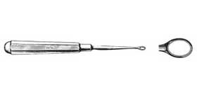 Piffard Dermal Curette, 6.25in -15.9cm-, Oval,