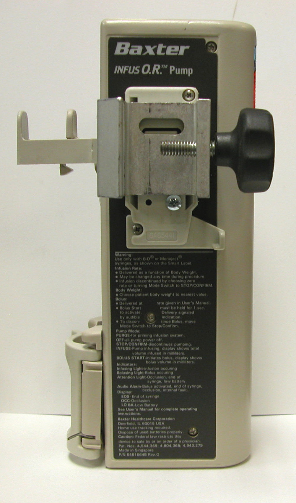 Baxter Infus OR Syringe Pump
