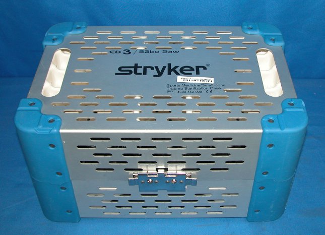Stryker 4300-452-000 CD3 Sabo Saw Sterilization Case