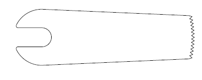 Pack of 5 - 5301-25-33-LOT SAGITTAL SAW BLADE, SMALL BONE