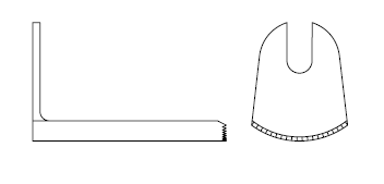 Oscillating Crescentric Saw Blade