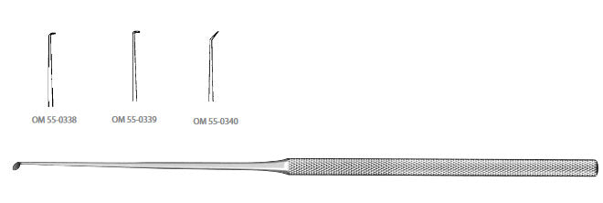 Rhoton Micro Dissection Hook (New), 7.5in (19.1cm), 90° Blunt, German Stainless Steel