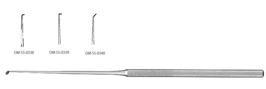 Rhoton Micro Dissection Hook (New), 7.5in (19.1cm), 45° Sharp, German Stainless Steel, Also Known As A Micro Dissection Needle, Angled