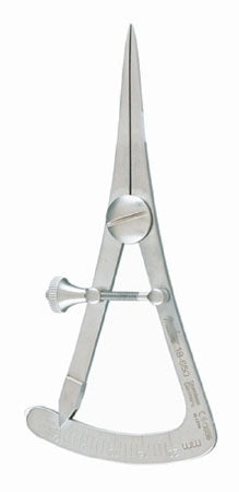 Castroviejo Caliper (New), 3.25in (8.3cm), Graduated 0-20mm