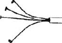 New 2.3mm X 240cm 4 Prong Grasping Forcep