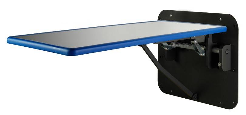 Shor-Line BlueLIne Fold-up Wall Mount Exam Table Model: 903.1531.04