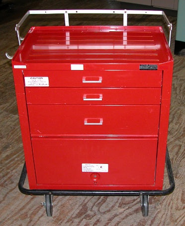 Waterloo Uni-cart Crashcart, 3-drawer