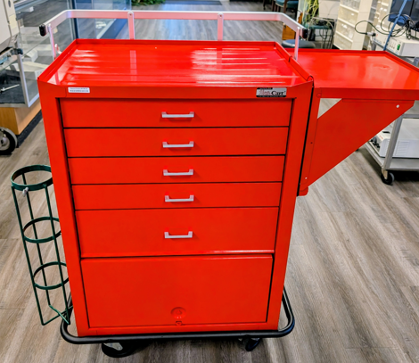 Waterloo Uni Crash Cart, 5-Drawer, With Bottom Storage