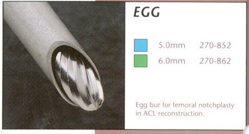 Stryker 6.0mm Egg Bur