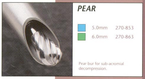 Stryker 6.0mm Pear Bur