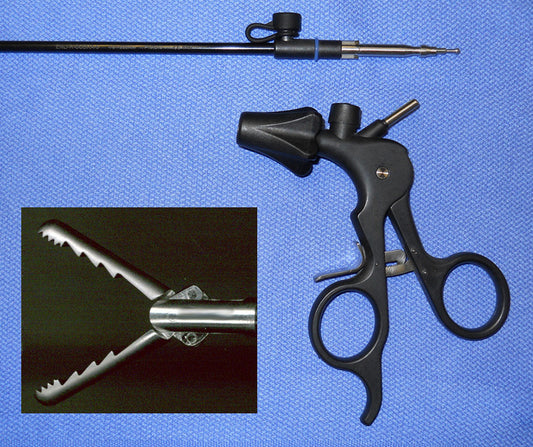 5mm Crocodile Jaw Grasper, Rotating