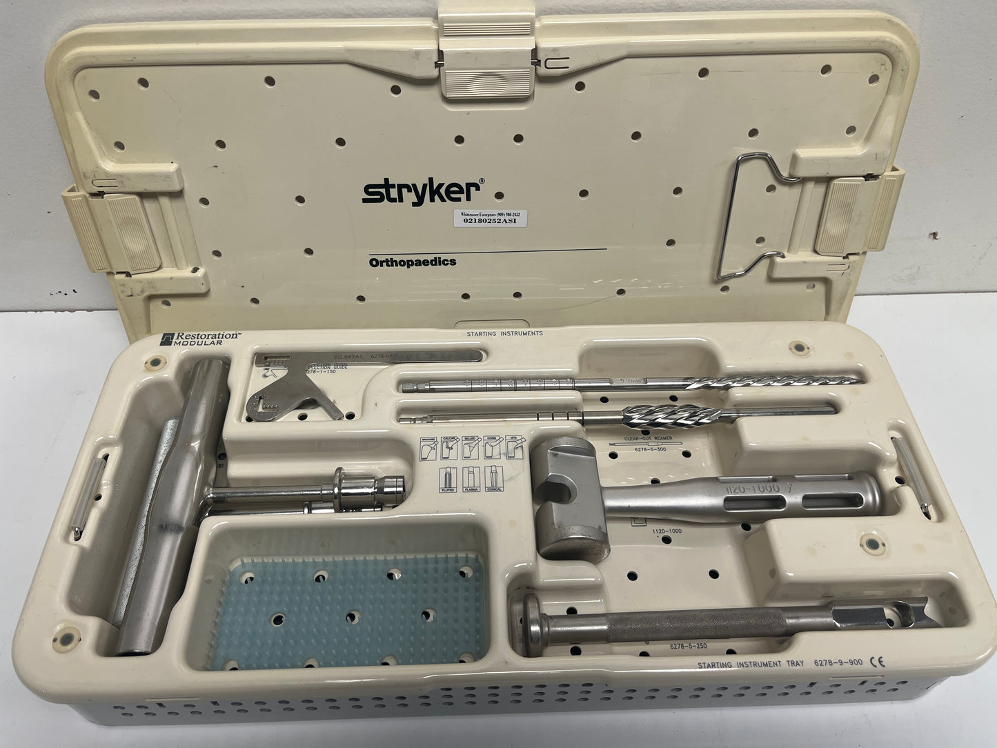 STRYKER RESTORATION MODULAR STARTING INSTRUMENT TRAY