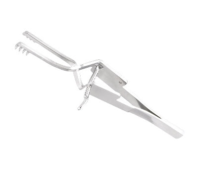 Cross Action Retractor (New), 4in (10.2cm), Sharp Prongs