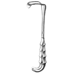 Kelly Retractor, 10in -25.4cm-, Hollow Grip