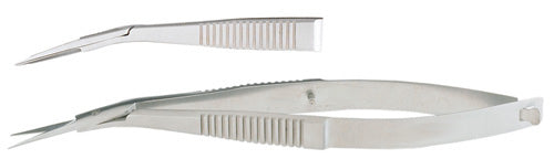 Mcclure Iris Scissors, 4.5in -11.4cm-, Angled