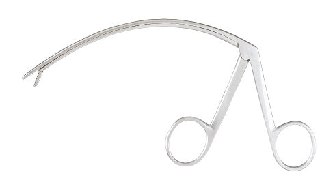 Tendon Pulling Forceps, 5in -12.7cm-, Curved