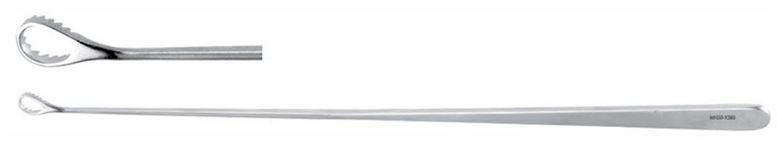 HEANEY UTERINE BIOPSY CURETTE, 9IN, SERRATED LOOP