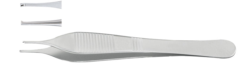 Adson Tissue Forceps (New), 4.75in, 1x2 Teeth