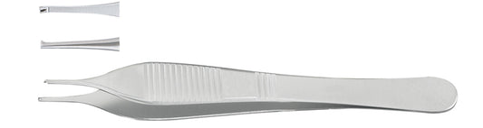 Adson Tissue Forceps (New), 4.75in, 1x2 Teeth