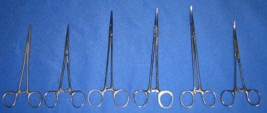 Kelly Forceps, Curved and Straight