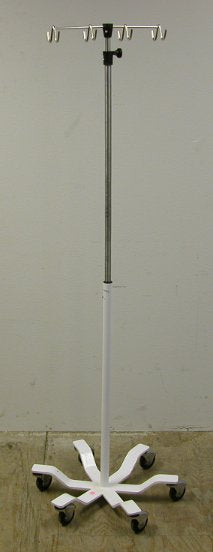 Iv Pole-stand, 8-hook, 6-leg Base, Heavy