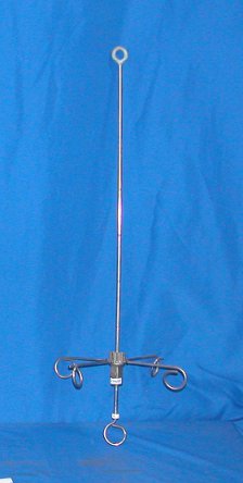 Iv Pole, Ceiling Mount, 5-hook, Short